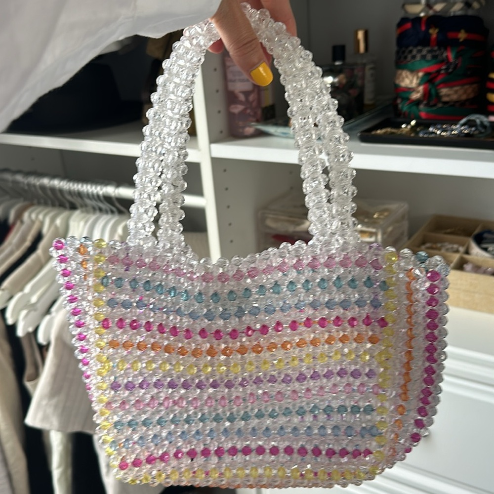 Colorful beaded bag - Picture 4 of 4